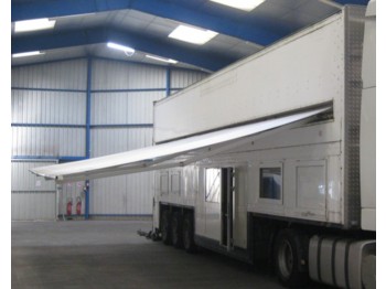 Trouillet Fourgon 2 étage - Autotransporter semi-trailer