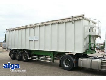 Tipper semi-trailer Benalu Alu-Mulde, 55m³, Alu-Chassis, leicht, Kombitüren: picture 1