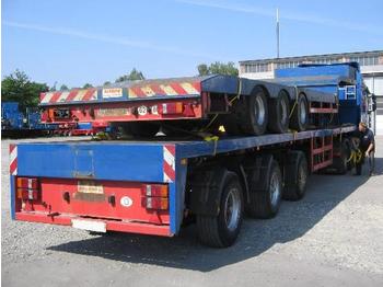 Low loader semi-trailer for transportation of heavy machinery Broshuis 3-Achs-Satteltieflader: picture 1