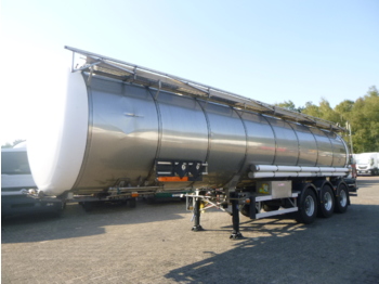Tank semi-trailer for transportation of chemicals Burg Chemical tank inox 37.5 m3 / 1 comp: picture 1