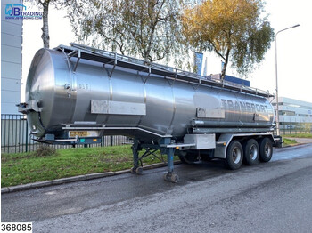 Tank semi-trailer Burg Chemie 31000 Liter, 3 Compartments, Steel Suspension: picture 1