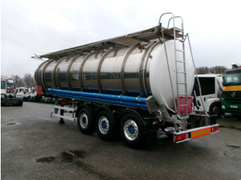 Tank semi-trailer for transportation of chemicals Clayton Chemical tank inox 37.5 m3 / 1 comp: picture 3
