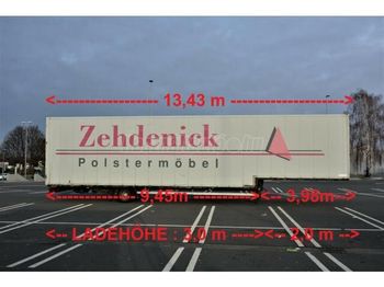 Closed box semi-trailer SOMMER SGS 08
