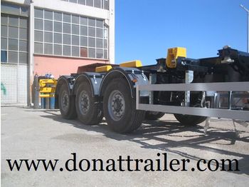 DONAT Container Chassis Semitrailer - Extendable - Container transporter/ Swap body semi-trailer