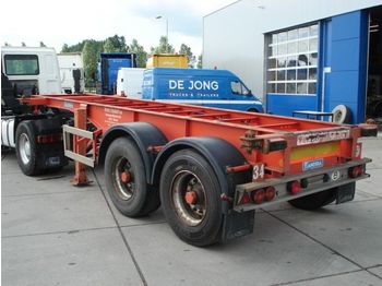 Flandria 20 ft Steel - Container transporter/ Swap body semi-trailer
