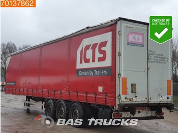 Curtainsider semi-trailer Fruehauf SAF Edscha 3 axles