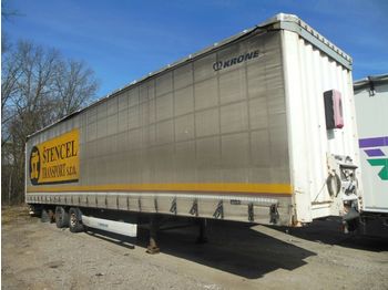 Curtainsider semi-trailer Krone SD, LOWDECK, LIFTACHSE