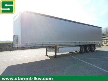 Curtainsider semi-trailer Schmitz Cargobull Tautliner, Liftachse, Palettenkasten