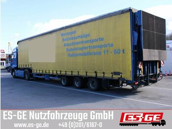 Low loader semi-trailer Dinkel 3-Achs-Jumbotieflader mit hydr. Rampe: picture 1