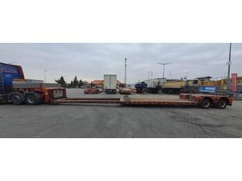 Low loader semi-trailer Doll 2 osiowy Tiefbett zawieszenie hydrauliczne: picture 1