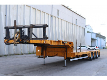 Low loader semi-trailer for transportation of heavy machinery Doll Vario S3H  ausziehbar gelenkte Achsen: picture 1