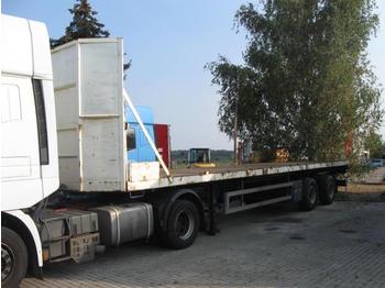 Schwarzmüller Popp 2 Achser Plattform 12,3m Tüv bis 12/09 - Dropside/ Flatbed semi-trailer