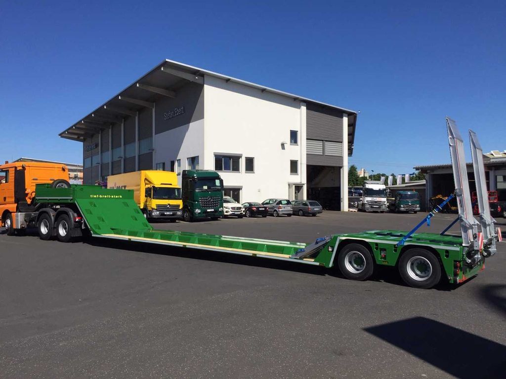 New Low loader semi-trailer EBERT TLS 43 ST // 32,2to Nutzlast: picture 8