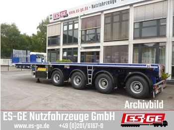 New Dropside/ Flatbed semi-trailer Faymonville 4-Achs-Ballastauflieger: picture 1