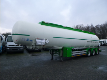 Tank semi-trailer for transportation of fuel Feldbinder Fuel tank alu 44.3 m3 / 6 comp: picture 1