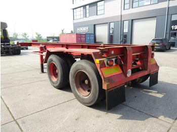 Container transporter/ Swap body semi-trailer Flandria 20 FT Container Chassis / Steel Suspension / Double Tyres: picture 3