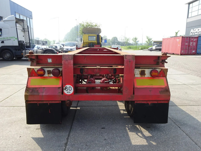 Container transporter/ Swap body semi-trailer Flandria 20 FT Container Chassis / Steel Suspension / Double Tyres: picture 2