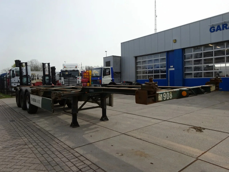 Container transporter/ Swap body semi-trailer Flandria 40 FT Container Chassis / BPW + Disc / Lift Axle: picture 4