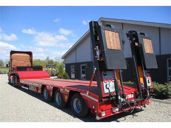 Low loader semi-trailer - - - GVN Trailer GVN3 56Ton with hydraulick ramp: picture 1