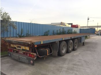 Container transporter/ Swap body semi-trailer for transportation of containers KASSBOHRER CONTAINER 40 ft 2x 20 ft: picture 1