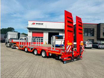 New Low loader semi-trailer Kässbohrer KSLA RJ Mega Jumbo Tieflader mit Radmulden tele: picture 1