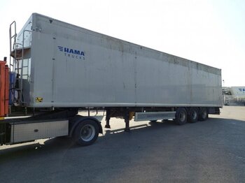 Walking floor semi-trailer Kraker CF-200ZL-Schubboden 92m³ 8mm Boden, Alufelgen: picture 1
