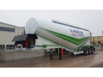 New Tank semi-trailer for transportation of cement LIDER 2022 NEW 80 TONS CAPACITY FROM MANUFACTURER READY IN STOCK [ Copy ]: picture 1