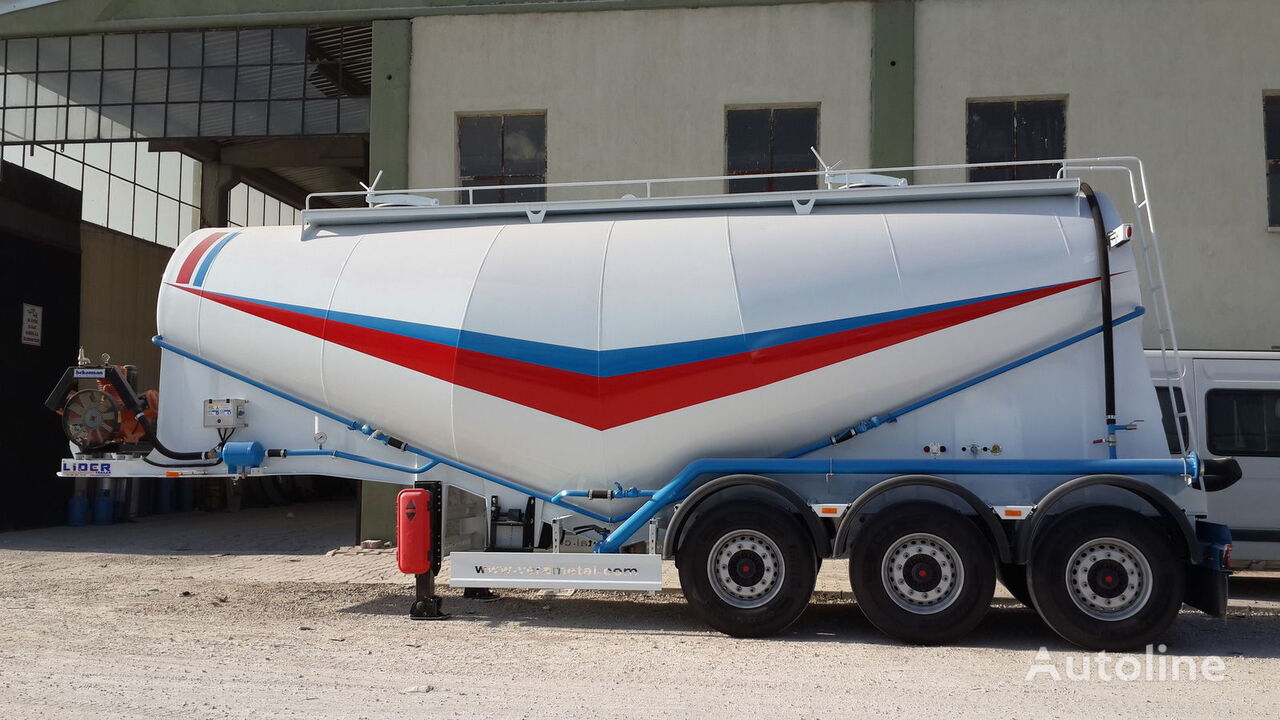 New Tank semi-trailer for transportation of cement LIDER 2023 NEW 80 TONS CAPACITY FROM MANUFACTURER READY IN STOCK: picture 9