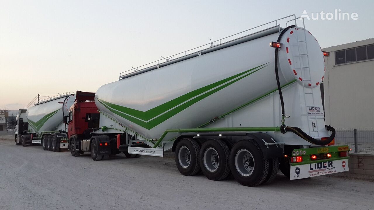 New Tank semi-trailer for transportation of cement LIDER 2023 NEW 80 TONS CAPACITY FROM MANUFACTURER READY IN STOCK: picture 18
