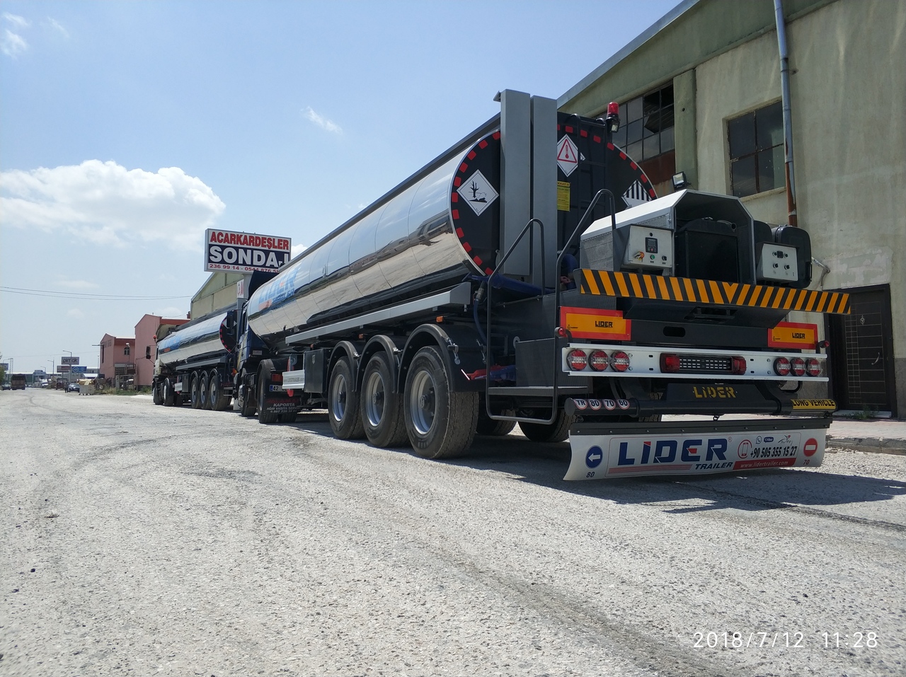 New Tank semi-trailer for transportation of bitumen LIDER 2024 MODELS NEW LIDER TRAILER MANUFACTURER COMPANY: picture 5