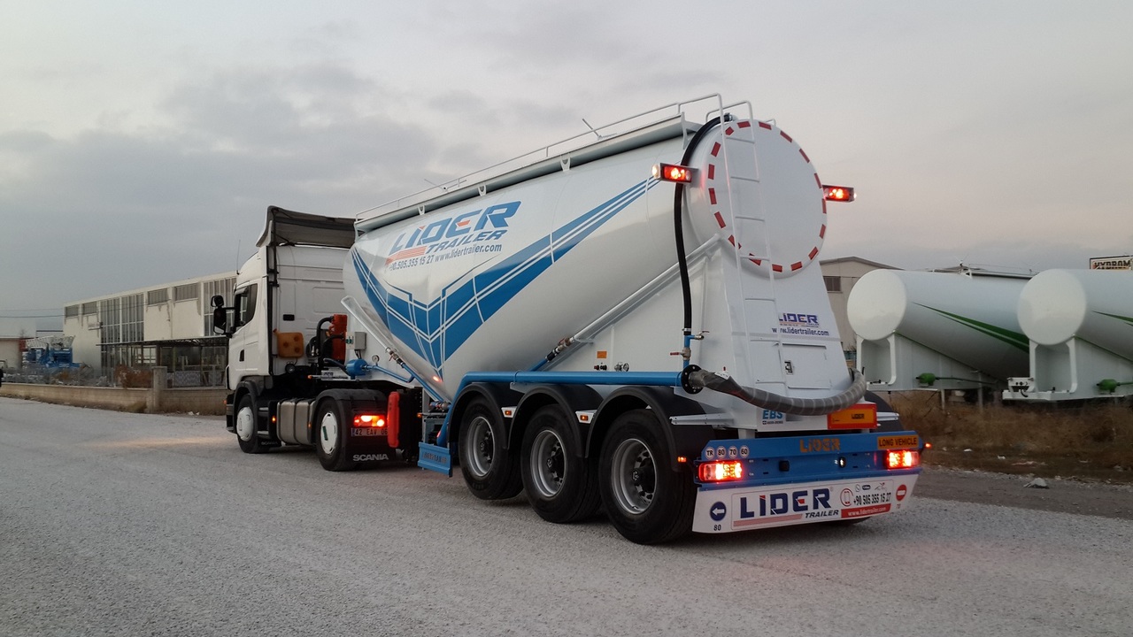New Tank semi-trailer for transportation of cement LIDER 2024 MODEL NEW CEMENT TANKER: picture 14