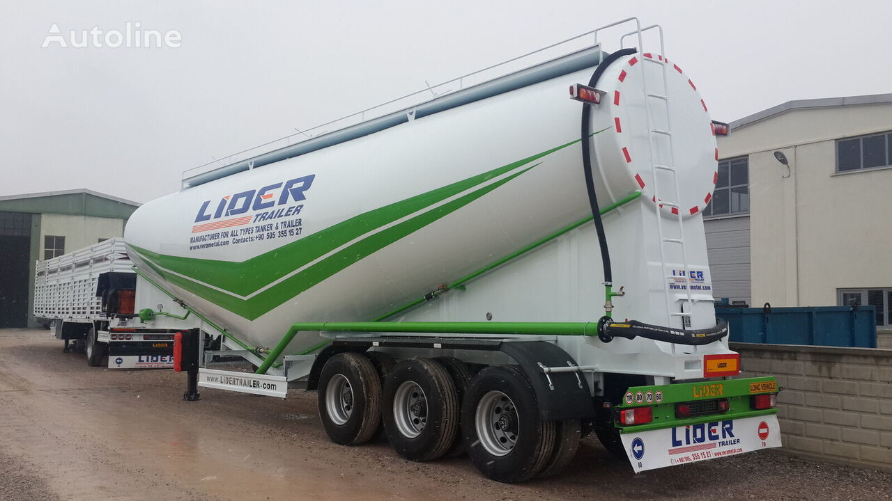 New Tank semi-trailer for transportation of cement LIDER 2024 NEW 80 TONS CAPACITY FROM MANUFACTURER READY IN STOCK: picture 16