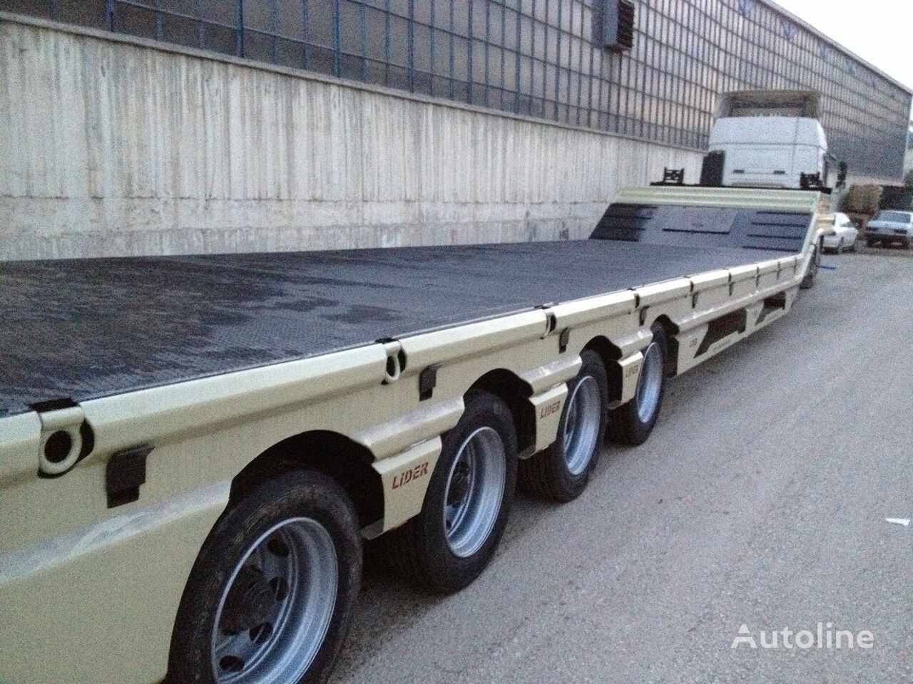 New Low loader semi-trailer LIDER 2024 model 150 Tons capacity Lowbed semi trailer: picture 2