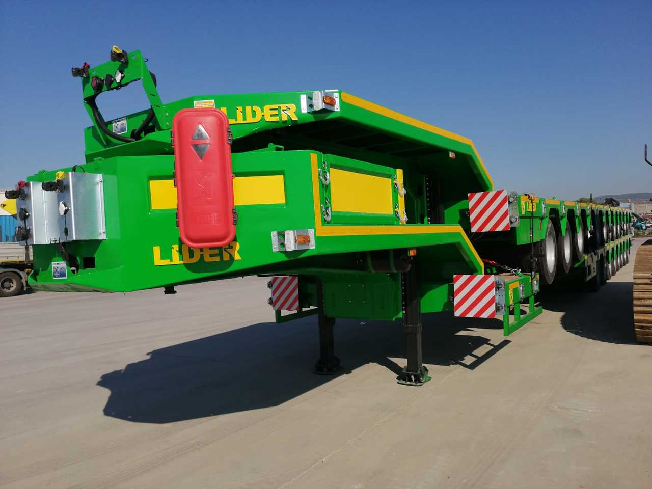 New Low loader semi-trailer for transportation of heavy machinery LIDER LIDER NEW 2024 MODEL Lowbed: picture 10