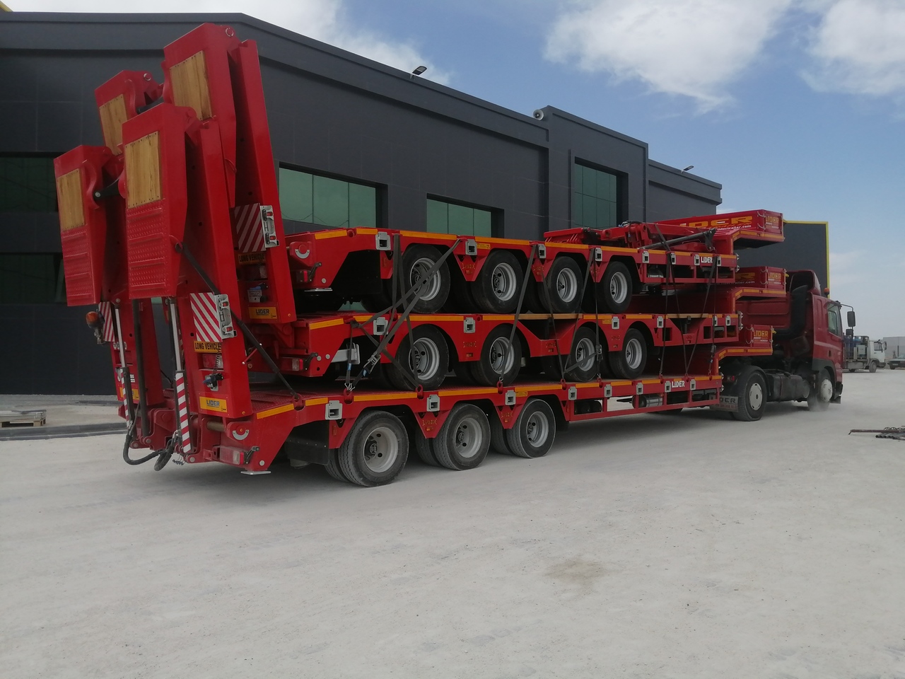 New Low loader semi-trailer LIDER NEW 2023 MODELS YEAR LIDER TRAILER: picture 19