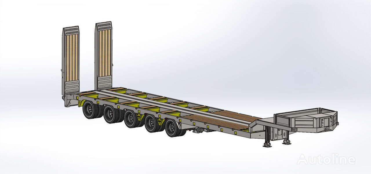 New Low loader semi-trailer LIDER NEW 2023 MODELS YEAR LIDER TRAILER: picture 12