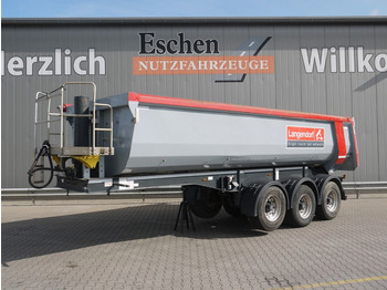 Tipper semi-trailer Langendorf SKSHS24/30 Stahl 24m³*Luft-Lift*BPW*Plane*Podest: picture 1