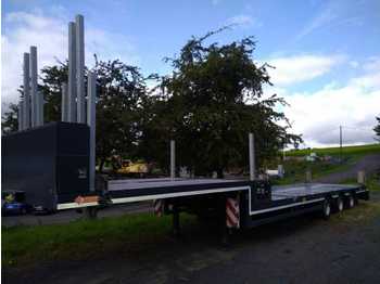 Low loader semi-trailer Lintrailer 3LSDU-18-30 / Teleskop / Rungen: picture 1