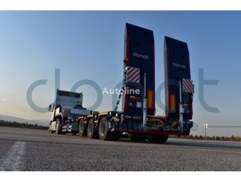 DONAT 3 Axle Extendable Lowbed with Metalization - Low loader semi-trailer