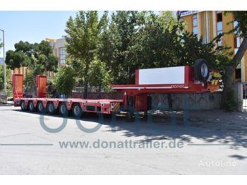 DONAT 6 axle Extendable Lowbed with Hydraulic Gooseneck - Low loader semi-trailer
