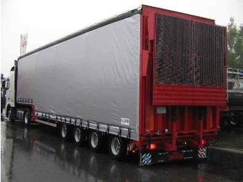 Dinkel 4-Achs-MEGA-Sattelauflieger mit hydr. Rampe - Low loader semi-trailer