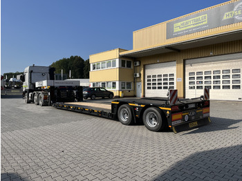 Low loader semi-trailer Doll 2-Achs-Tiefbett-Sattelauflieger Pantherfahrwerk