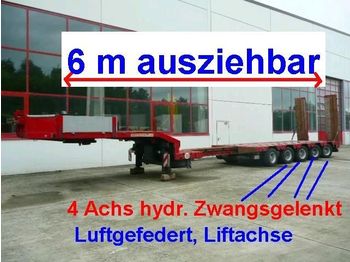 Doll 5 Achs Satteltieflader, ausziehbar bis 19,3 m - Low loader semi-trailer