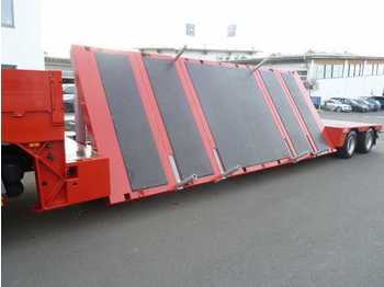 Low loader semi-trailer Ebert Universal - Semi - Schräglader / Tieflader
