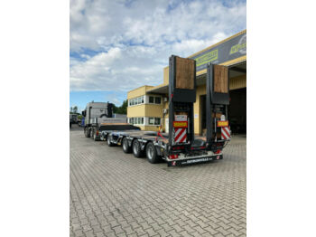 Low loader semi-trailer Faymonville 4-(1+3)-Achs-Tele-Semi-Radmulden-Rampen zg