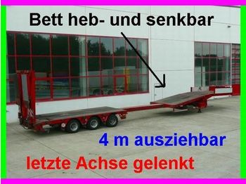 Faymonville (B) 3 Achs Tieflader, heb und senkbares Bett - Low loader semi-trailer
