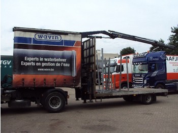 Flandria KRAAN BPW semi  - Low loader semi-trailer
