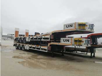Low loader semi-trailer LIDER 2023 READY IN STOCK 50 TONS CAPACITY LOWBED