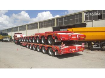Low loader semi-trailer LIDER 2023 model 150 Tons capacity Lowbed semi trailer