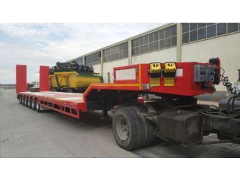 Low loader semi-trailer LIDER 2023 model 150 Tons capacity Lowbed semi trailer: picture 4